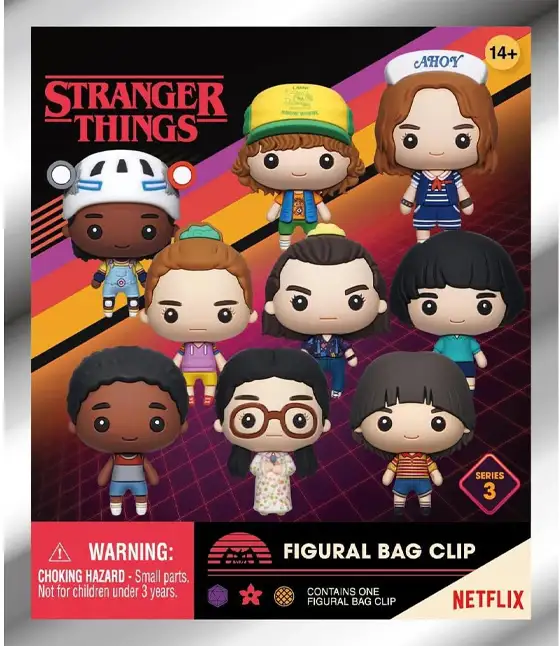 Yume 15058 Stranger Things Clip Decorativo De Bolsa