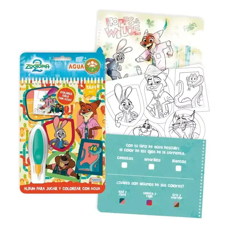 Tapimovil Dzo01245 Zootopia Acuarela De Colores Wow