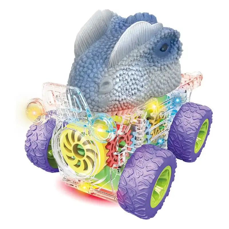 Nexusly Dino Gear Car 86789P  Dinosaurio Transparente Auto De Engranajes