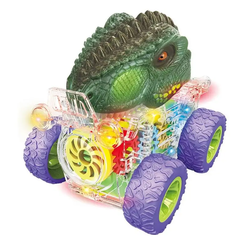 Nexusly Dino Gear Car 86789P  Dinosaurio Transparente Auto De Engranajes