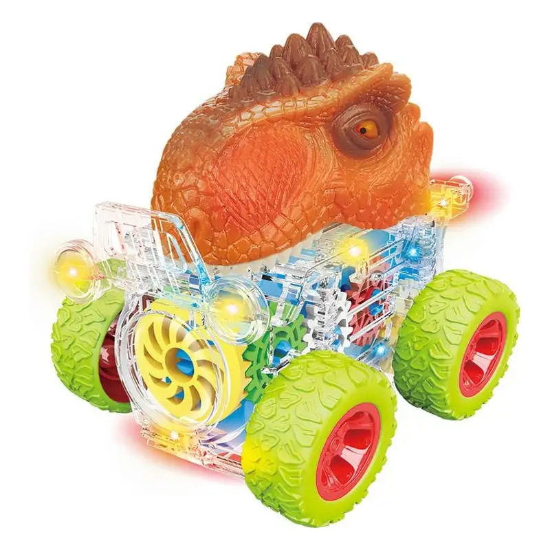 Nexusly Dino Gear Car 86789P  Dinosaurio Transparente Auto De Engranajes