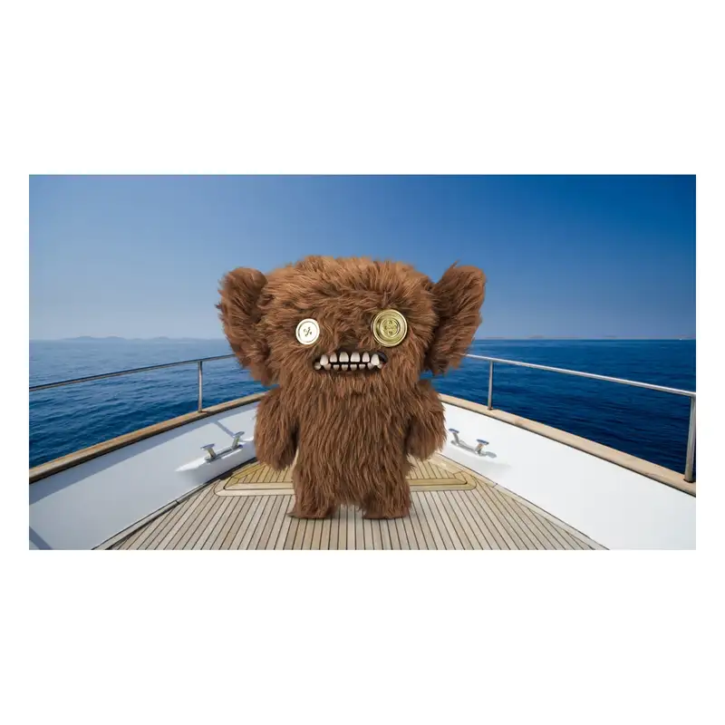 Zuru Fugglers 15708 Dorado Peluche 9 Pulgadas