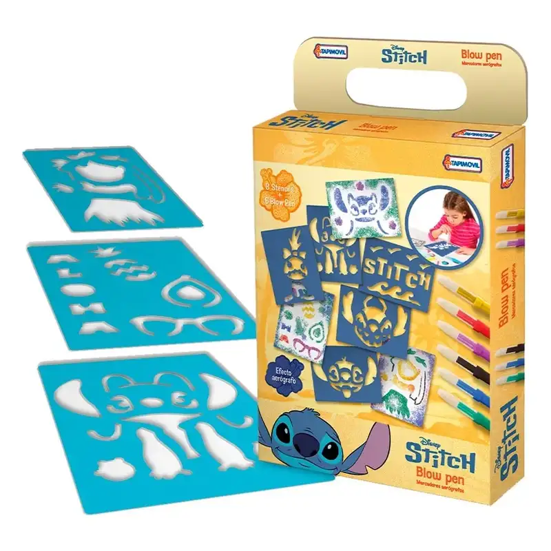 Tapimovil Stitch Dmd00152 Pluma De Aire Con Plantillas (4)