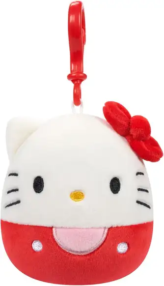 Jazwares Squishmallows Sqsn01342 Hello Kitty Y Amigos Kawaii Peluche Clip 3.5 Pulgadas