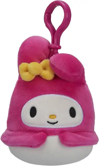 Jazwares Squishmallows Sqsn01342 Hello Kitty Y Amigos Kawaii Peluche Clip 3.5 Pulgadas