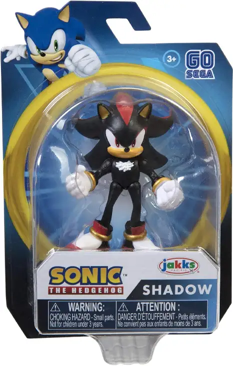 Jakks Pacific Sonic 403784-Rf2 Shadow Figura Moderna  2.5 Pulgadas