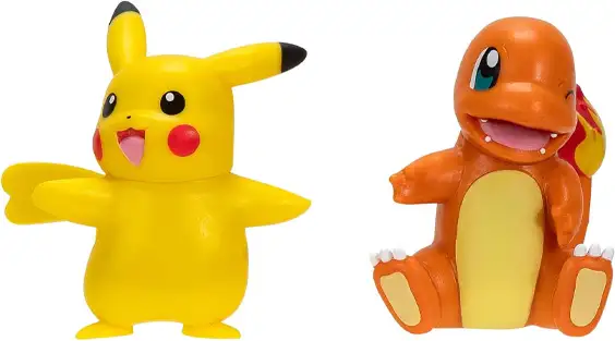 Hasbro Pokémon Pkw3585 Batalla Primer Companero Charmander Y Pikachu Paquete De 2