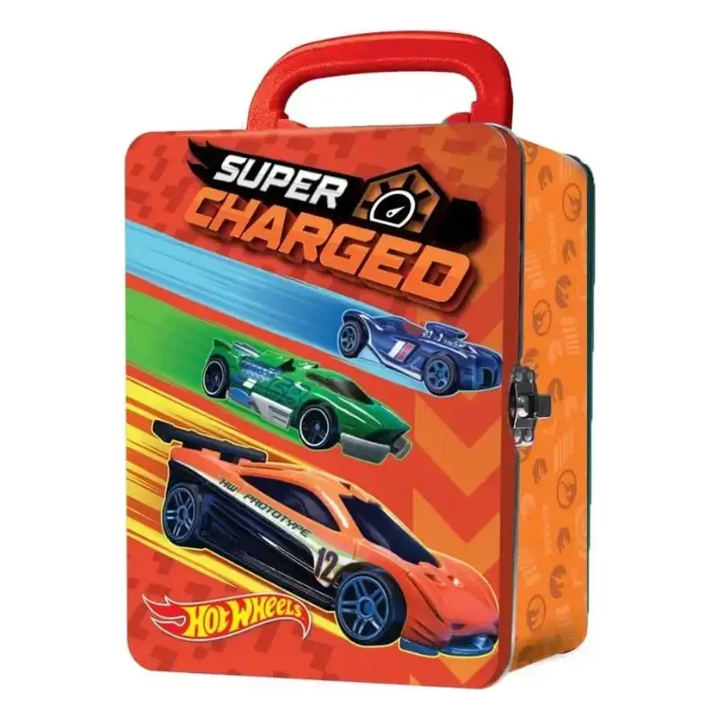 Mattel Hot Wheels Hwcc2-24R Estuche Metalico Para Autos