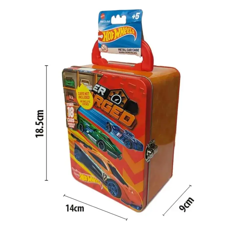 Mattel Hot Wheels Hwcc2-24R Estuche Metalico Para Autos