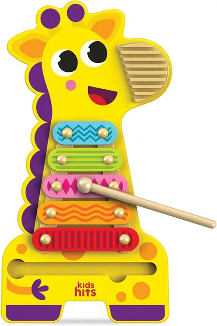 Kids Hits Wood Instruments Kh20-020 Xilofono Jirafa De Madera