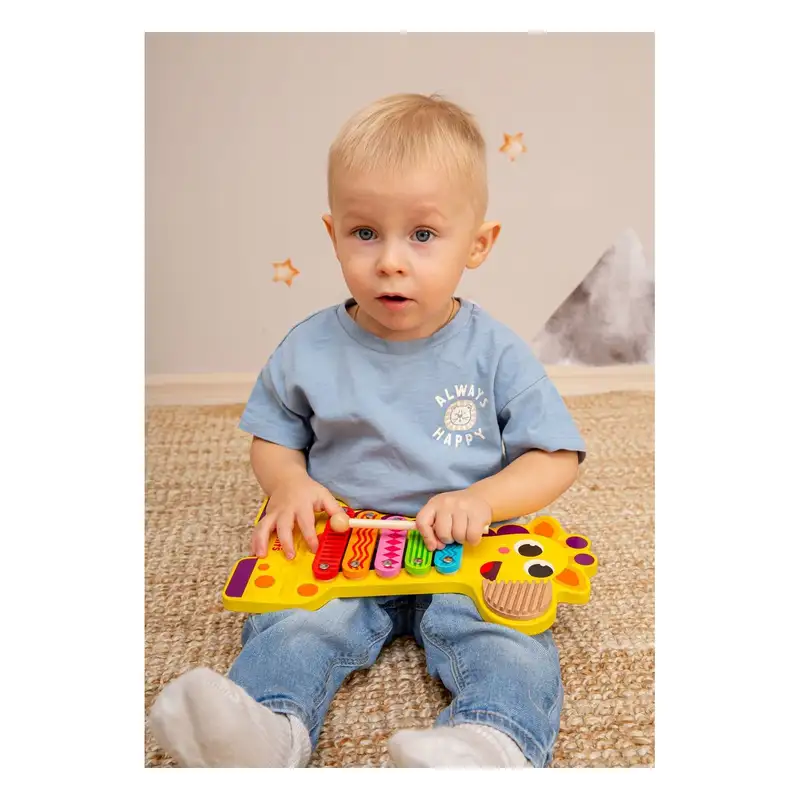 Kids Hits Wood Instruments Kh20-020 Xilofono Jirafa De Madera