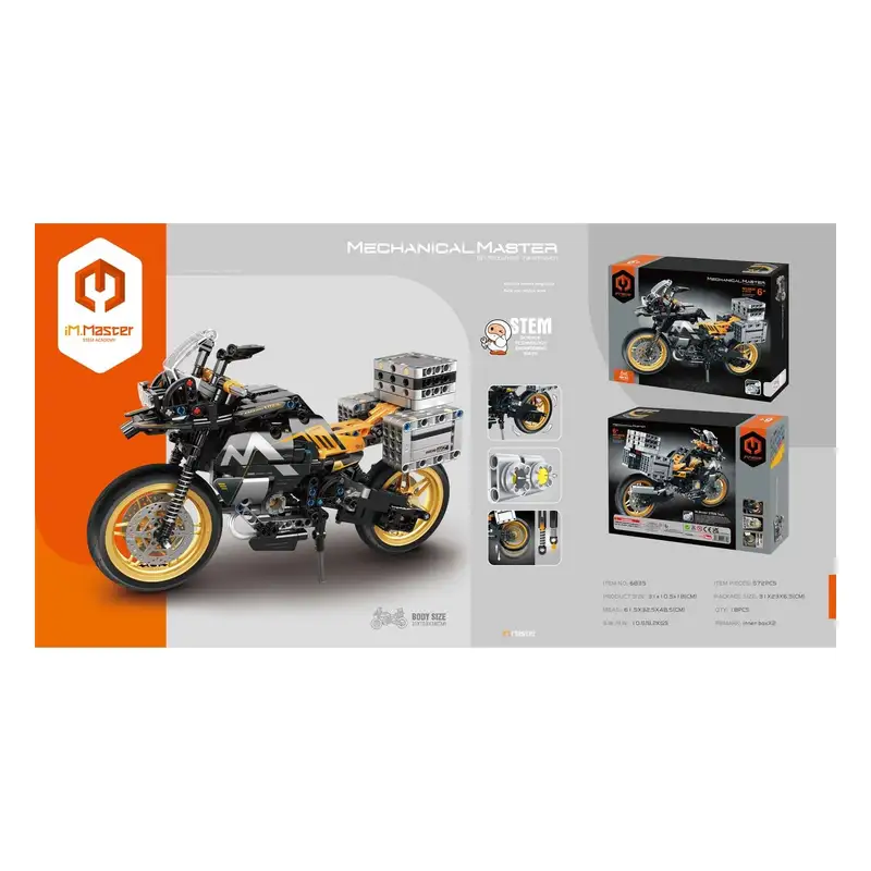 Im.Master Mecho Motorised Kit 6835 Motocicleta Armable (6)