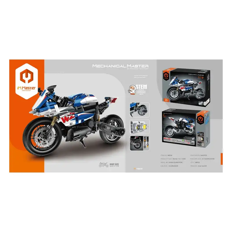 Im.Master Mecho Motorised Kit 6834 Motocicleta Armable (6)