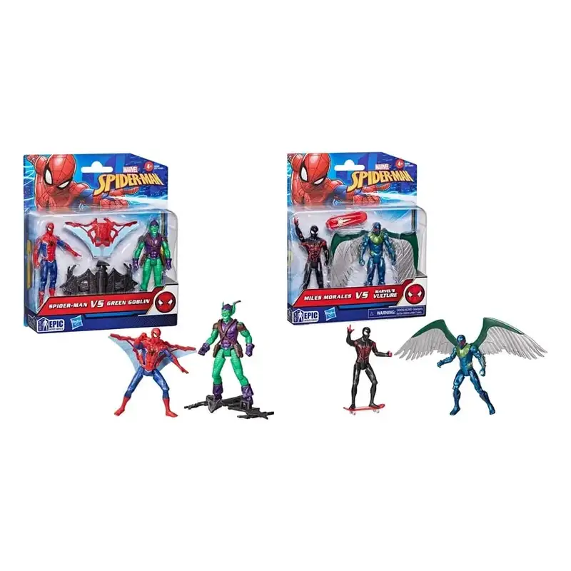 Hasbro Marvel G0303 Spider Man Figura Batalla 4 Pulgadas