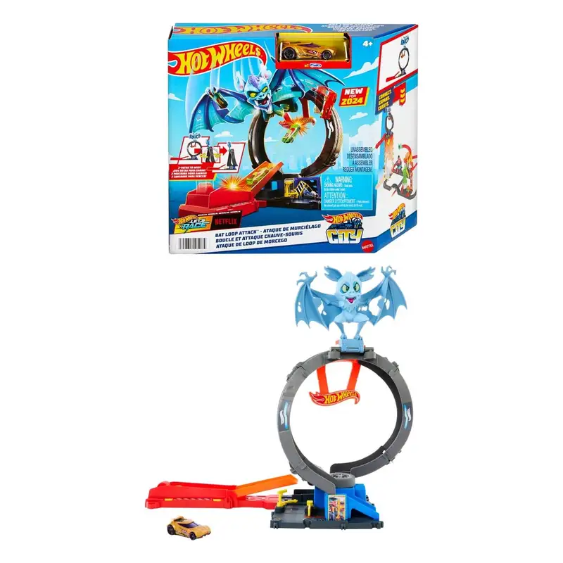 Mattel Hot Wheels Htn78 Ataque De Murcielagos