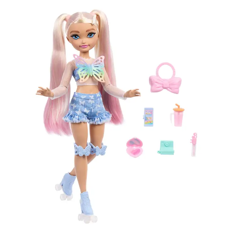 Mattel Barbie Jfx96 Barbie Dream Besties Malibu Patinaje