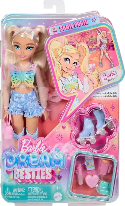 Mattel Barbie Jfx96 Barbie Dream Besties Malibu Patinaje