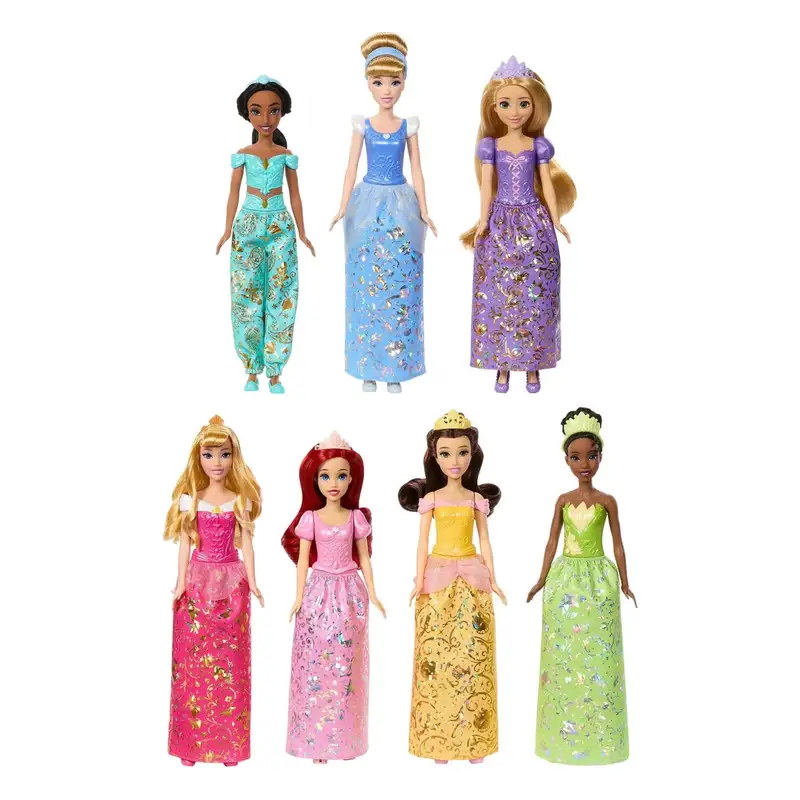 Mattel Disney Princesas Jbf97 Paquete De 7 Munecas