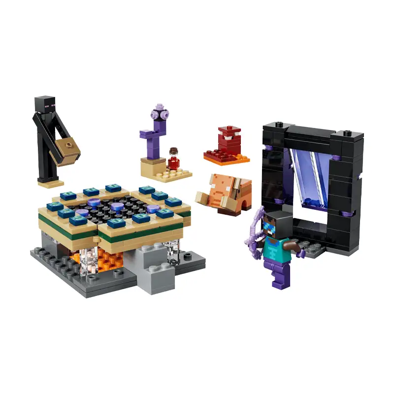 Lego Minecraft 21584 Portal Del Nether Y Portal Del End