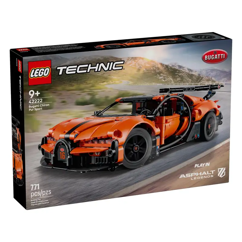Lego Technic 42222 Bugatti Chiron Pur Sport
