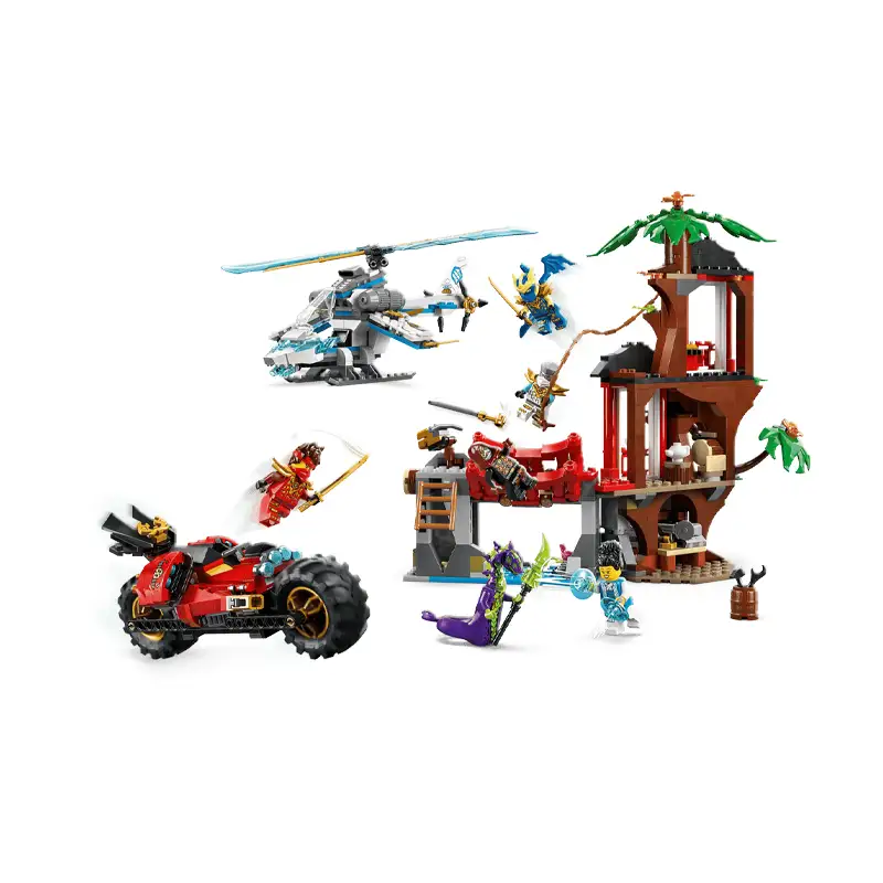 Lego Ninjago 71857 Escondite Arbol De Vehiculos Ninja