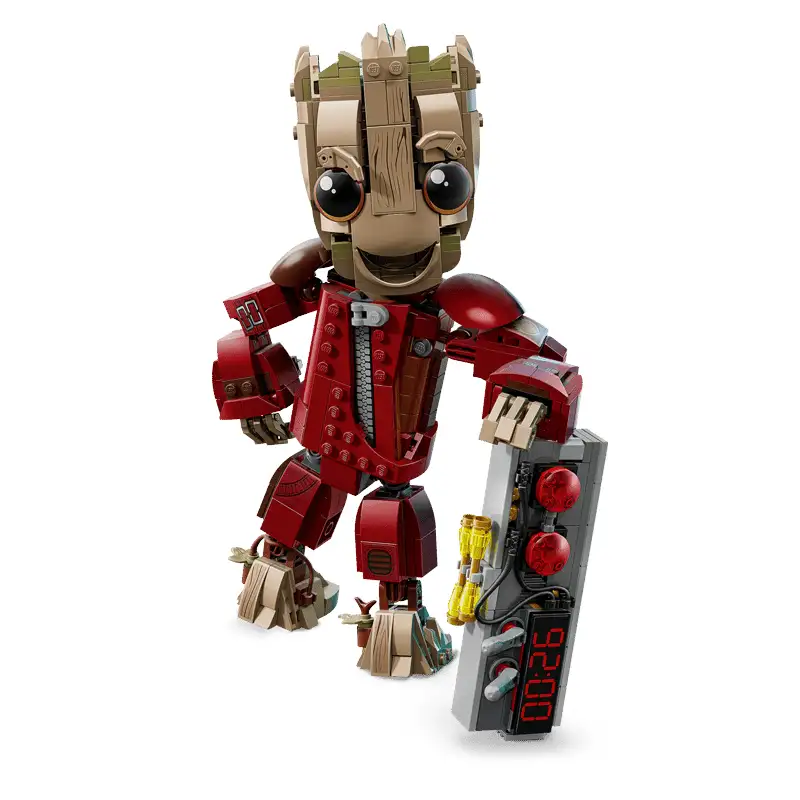 Lego Marvel 76341 Super Heroe Ravager Jumpsuit Groot
