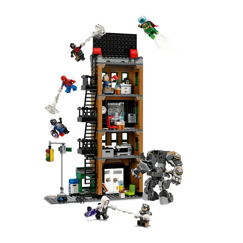 Lego Marvel 76342 Spider Man Contra Mysterio El Daily Bugle