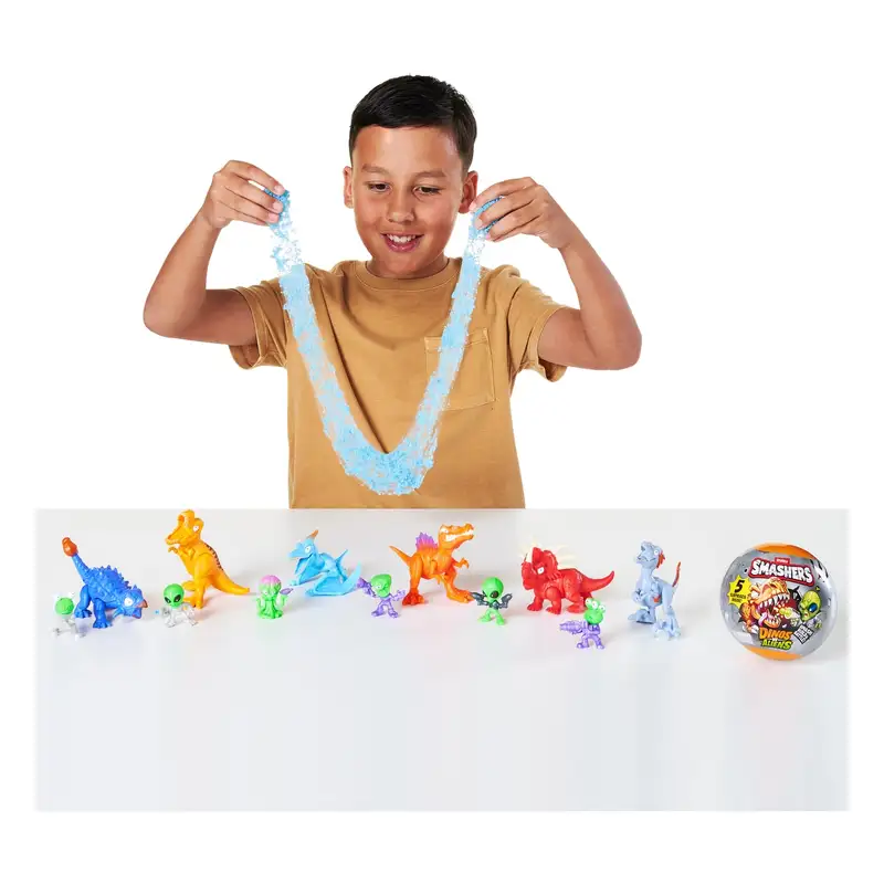 Zuru Smashers 74155Gq2 Dinos Contra Aliens Planeta Capsula Serie 1