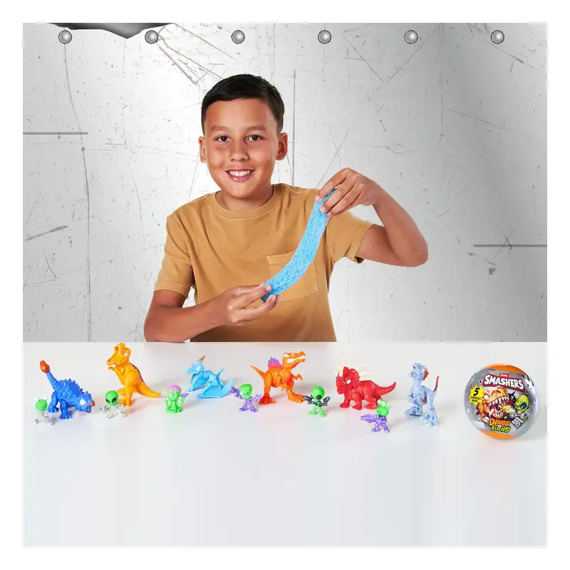 Zuru Smashers 74155Gq2 Dinos Contra Aliens Planeta Capsula Serie 1