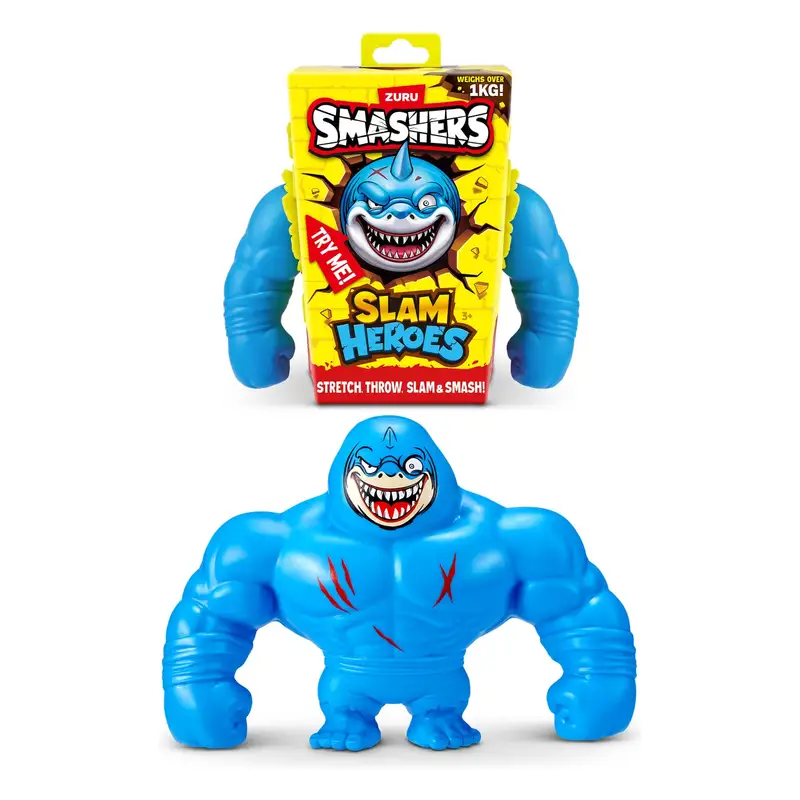 Zuru Smashers 74146 Splat Heroes Y Grunt Gorilla Bone Head Envoltura Pack Serie 1 6 Piezas