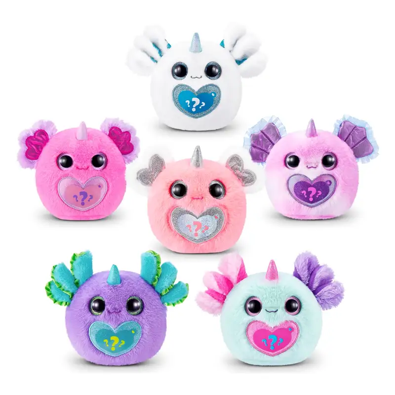 Zuru Rainbocorns 92120Tq1 Corazon Brillo Axolotlcorn Envoltura Serie 1 6 Piezas