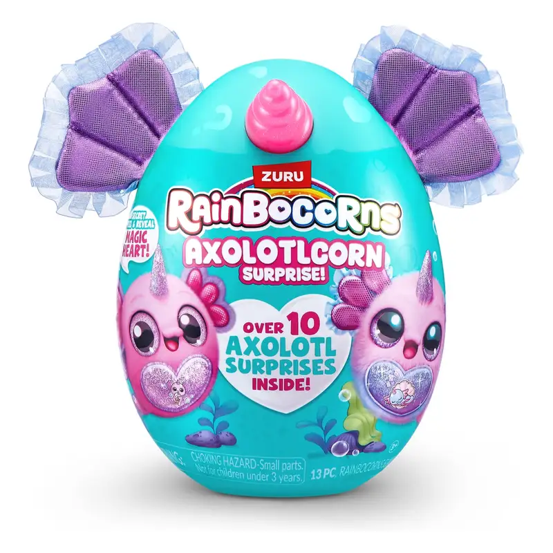 Zuru Rainbocorns 92120Tq1 Corazon Brillo Axolotlcorn Envoltura Serie 1 6 Piezas