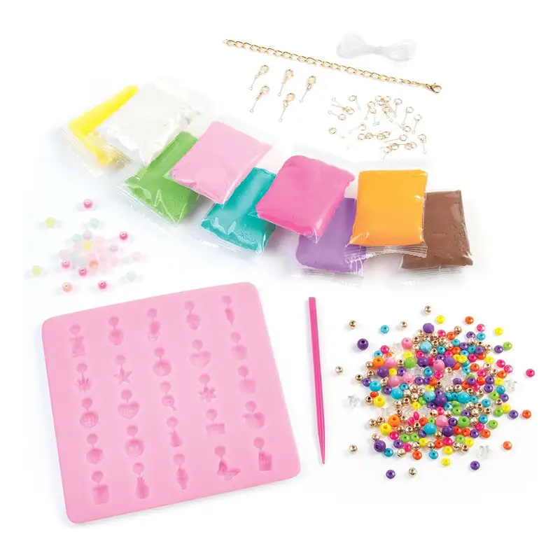 Make It Real Diy 1422 Kit De Joyeria Con Dijes De Arcilla