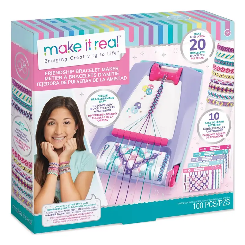 Make It Real Diy 1457 Herramienta Para Hacer Pulseras De La Amistad