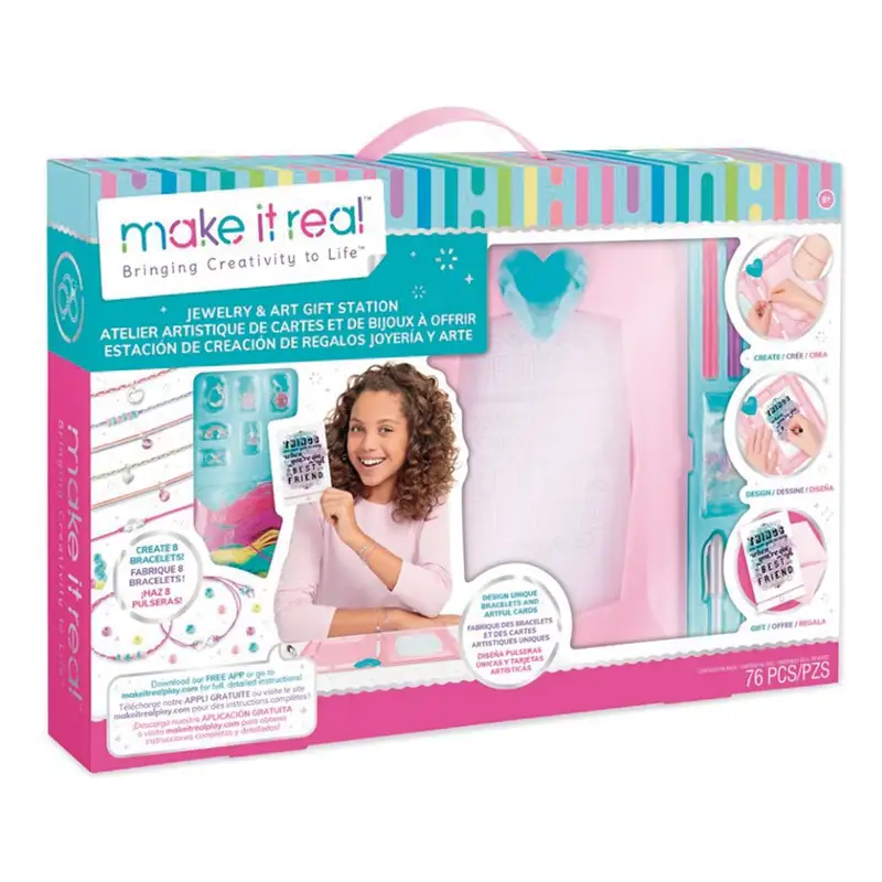 Make It Real Diy 1518 Estacion De Regalo De Joyeria Y Arte