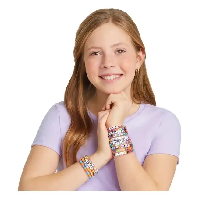 Make It Real Diy 1742 Set De Pulseras Con Cuentas De Alfabeto
