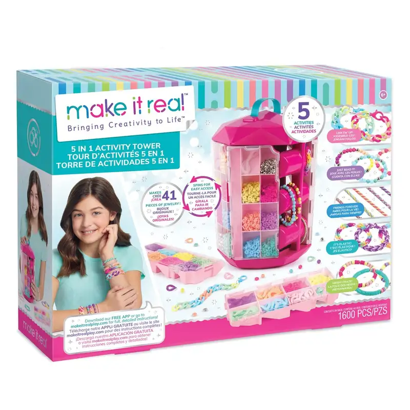 Make It Real Diy 1754 Torre De Actividades 5 En 1