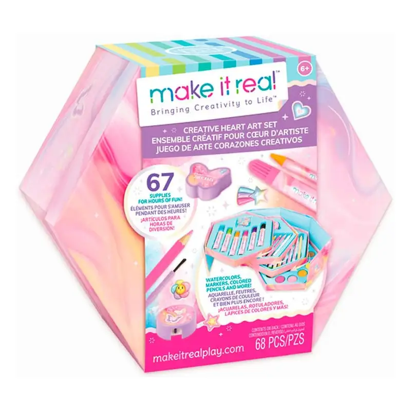 Make It Real 3C4G 1764 Set De Arte Corazon Creativo