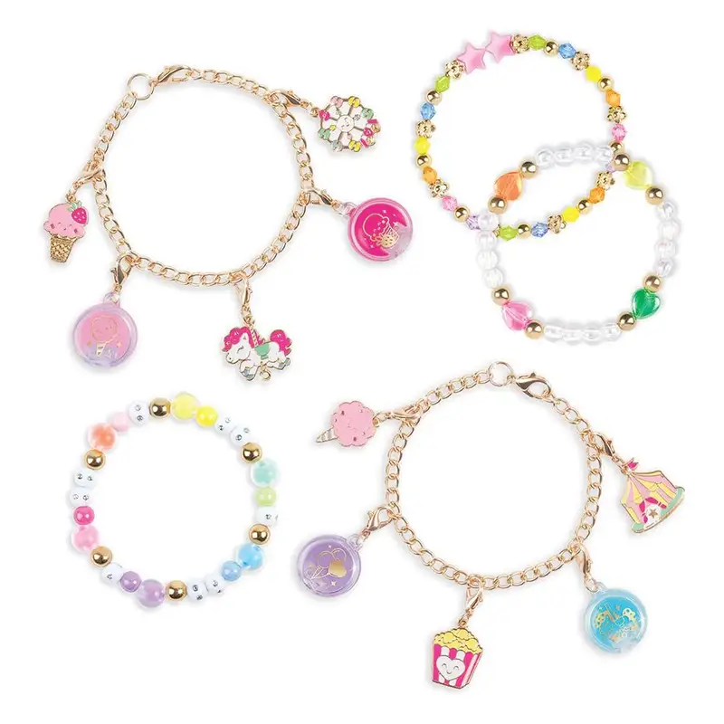 Make It Real Diy 2705 Pulseras De Brillo Labial Carnaval Dulce Giratorio