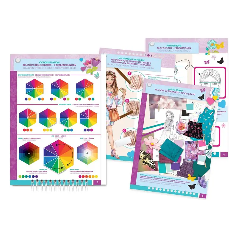 Make It Real 3C4G 3202 Cuaderno De Diseno De Moda Creatividad En Flor