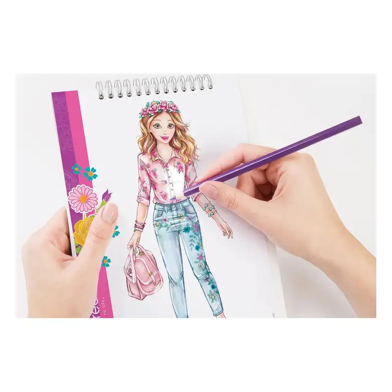 Make It Real 3C4G 3202 Cuaderno De Diseno De Moda Creatividad En Flor