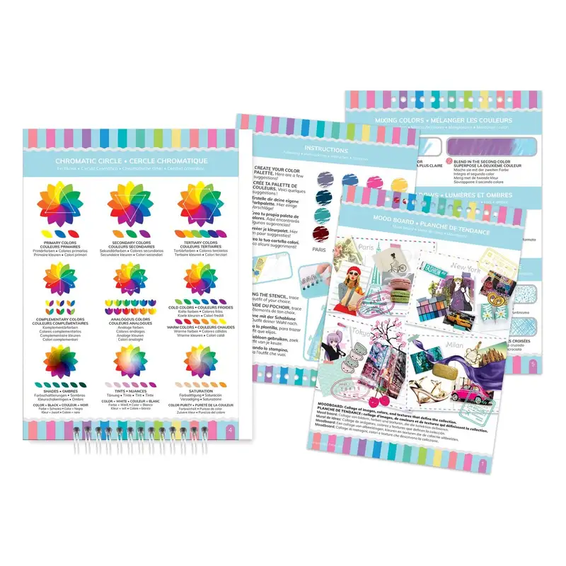 Make It Real 3C4G 3207 Cuaderno De Diseno De Moda Estilo Ciudad