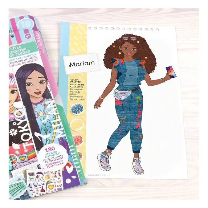 Make It Real 3C4G 3207 Cuaderno De Diseno De Moda Estilo Ciudad