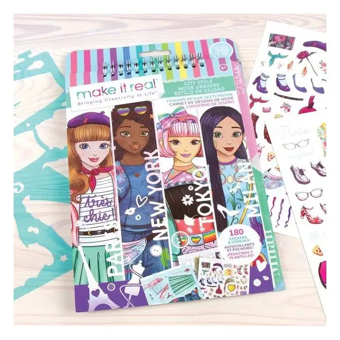 Make It Real 3C4G 3207 Cuaderno De Diseno De Moda Estilo Ciudad