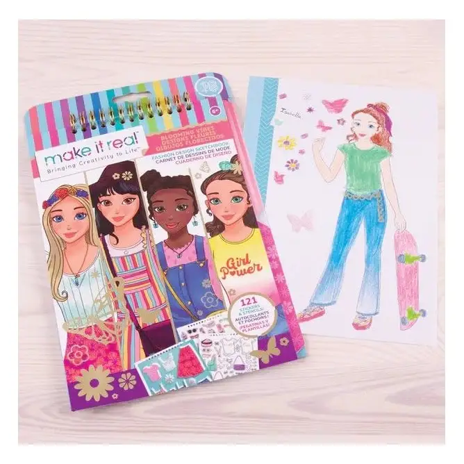 Make It Real 3C4G 3209 Cuaderno De Bocetos Vibra En Flor