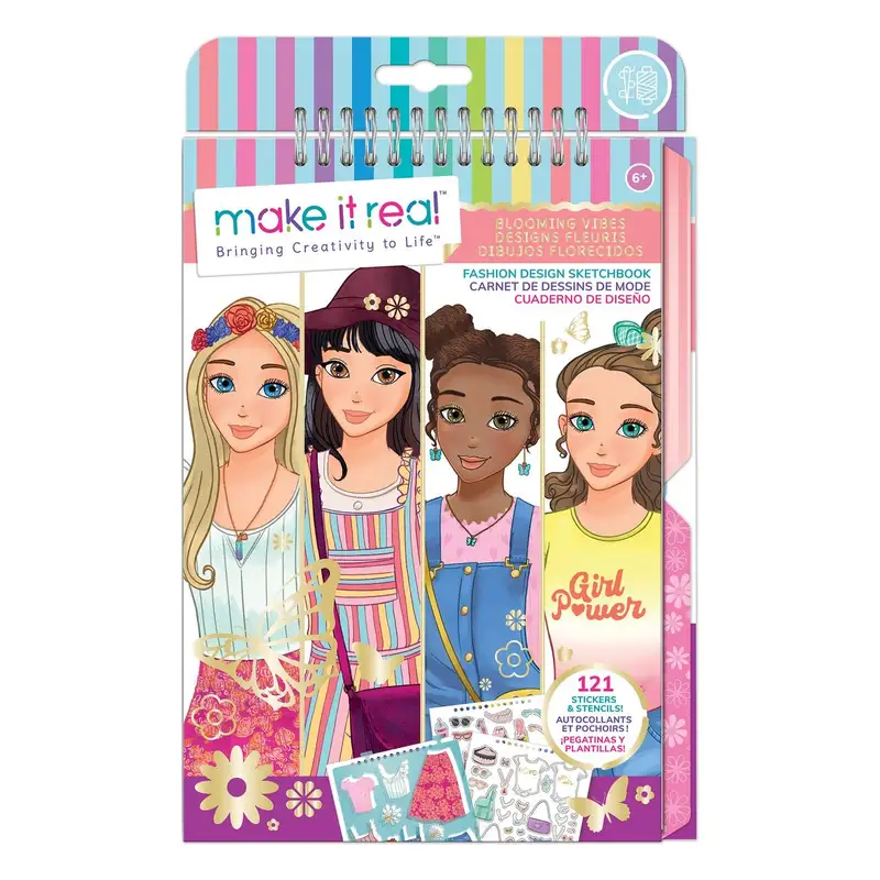 Make It Real 3C4G 3209 Cuaderno De Bocetos Vibra En Flor