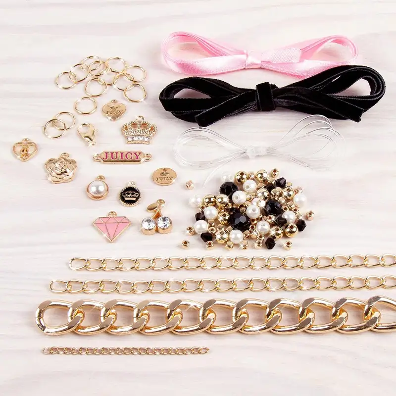 Make It Real Diy 4431 Juicy Couture: Pulseras, Mini Cadenas Y Dijes