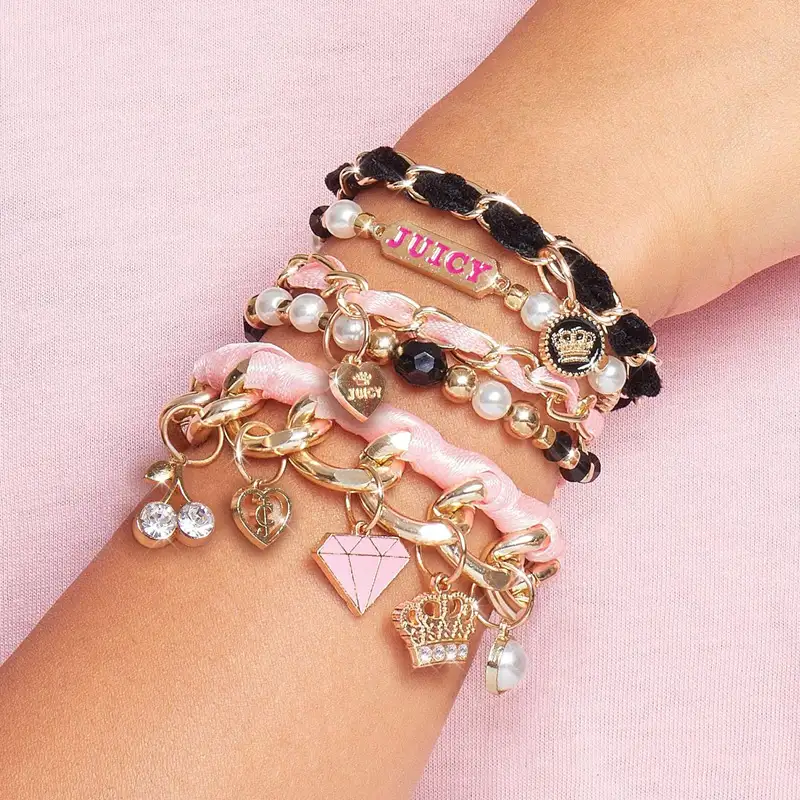 Make It Real Diy 4431 Juicy Couture: Pulseras, Mini Cadenas Y Dijes
