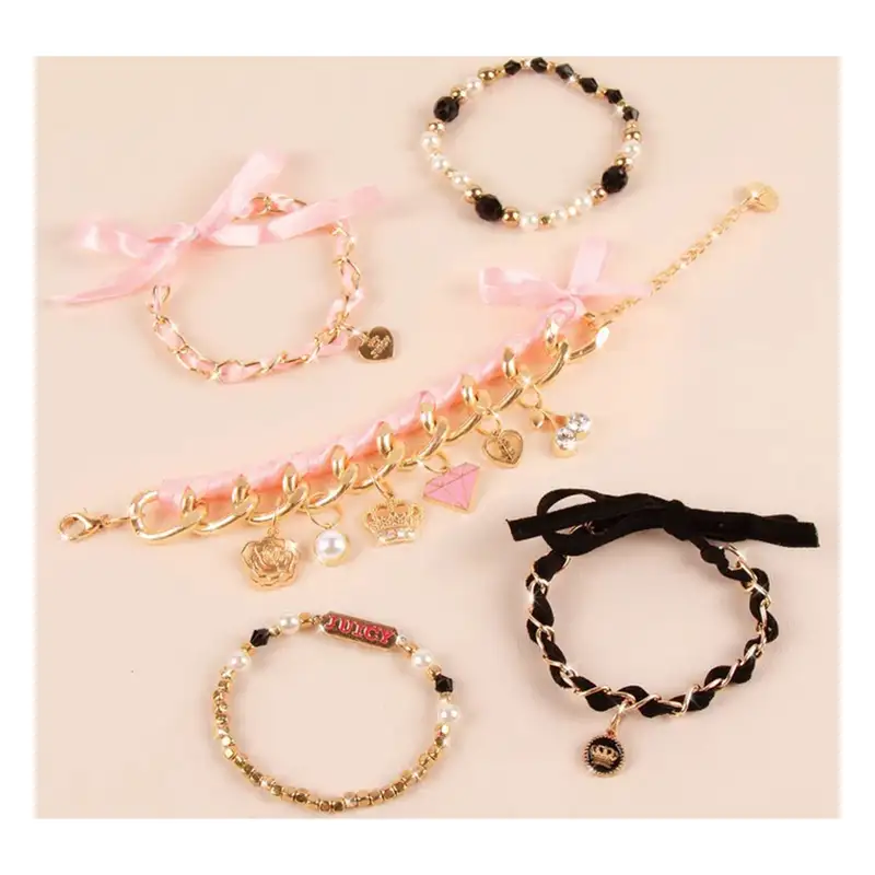 Make It Real Diy 4431 Juicy Couture: Pulseras, Mini Cadenas Y Dijes