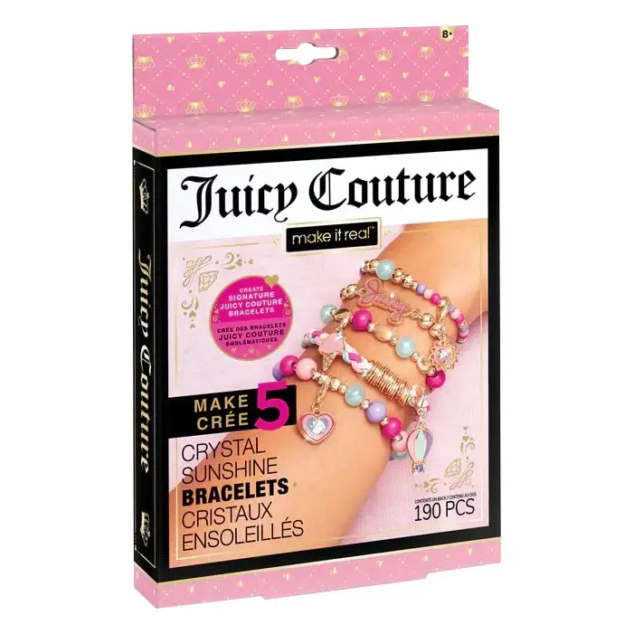 Make It Real Diy 4433 Juicy Couture: Mini Pulseras Cristal Sol